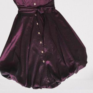 FRANK LYMAN DESIGN Sz 16 Bubble Hemline Head Turning Wearable Art